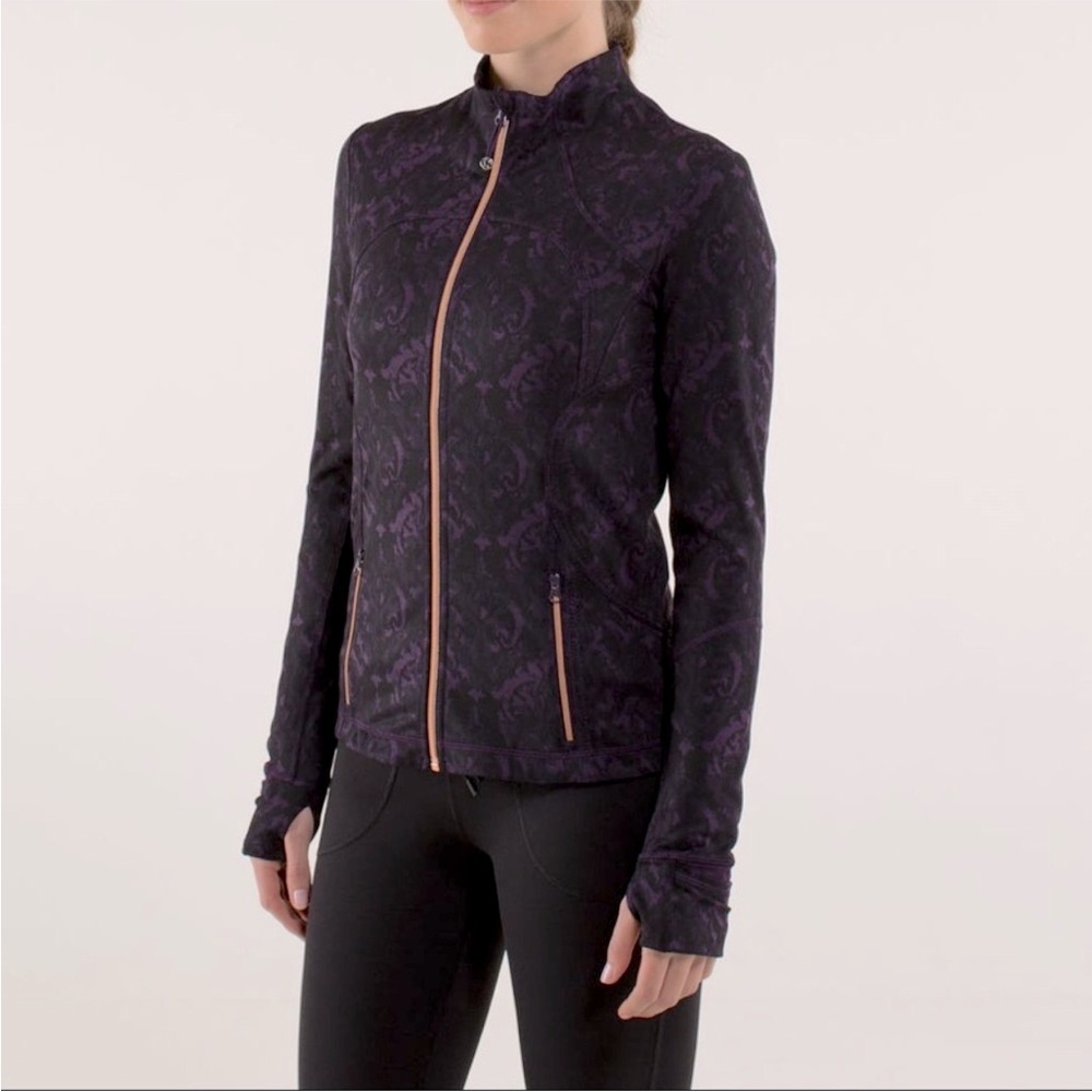 Lululemon Athletica Purple/Black Jacket-size 2